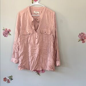 Loft pink blouse